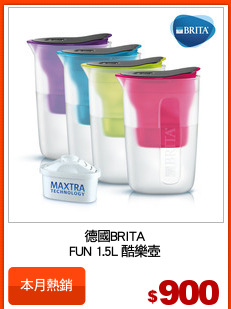 德國BRITA
FUN 1.5L 酷樂壺