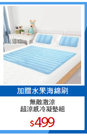 無敵激涼
超涼感冷凝墊組