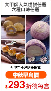 大甲師人氣糕餅任選
六種口味任選