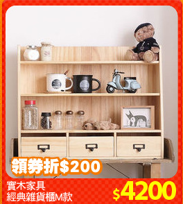 實木家具
經典雜貨櫃M款