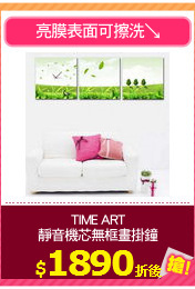 TIME ART
靜音機芯無框畫掛鐘