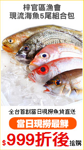 梓官區漁會
現流海魚5尾組合包
