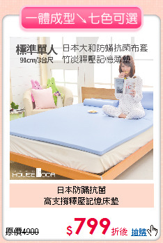 日本防蹣抗菌<BR>
高支撐釋壓記憶床墊