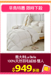義大利La Belle
100%天然羽毛絨被-雙人