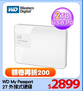 WD My Passport
2T 外接式硬碟