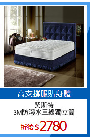 契斯特
3M防潑水三線獨立筒