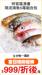 梓官區漁會
現流海魚5尾組合包