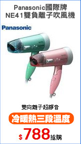 Panasonic國際牌
NE41雙負離子吹風機
