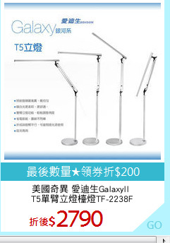 美國奇異 愛迪生GalaxyII 
T5單臂立燈檯燈TF-2238F