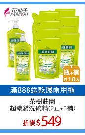 茶樹莊園
超濃縮洗碗精(2正+8補)