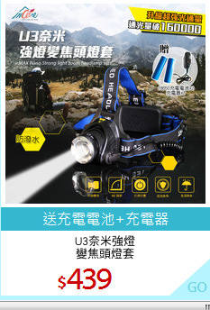 U3奈米強燈
變焦頭燈套