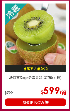 紐西蘭Zespri奇異果25~27/箱(大粒)