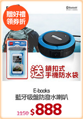 E-books
藍牙吸盤防潑水喇叭
