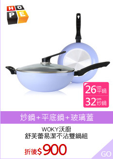 WOKY沃廚
舒芙蕾易潔不沾雙鍋組