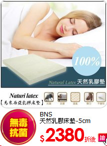BNS<BR>
天然乳膠床墊-5cm