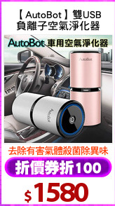 【AutoBot】雙USB
負離子空氣淨化器