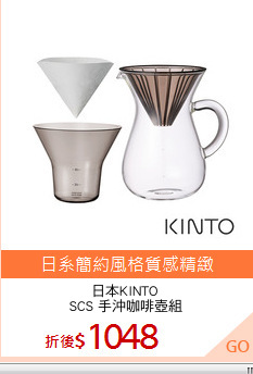日本KINTO 
SCS 手沖咖啡壺組