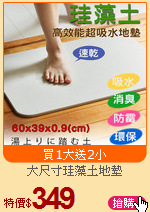 大尺寸珪藻土地墊