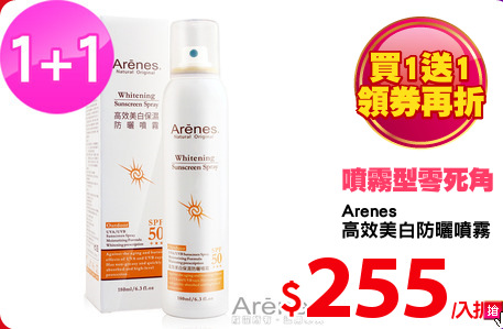 Arenes
高效美白防曬噴霧