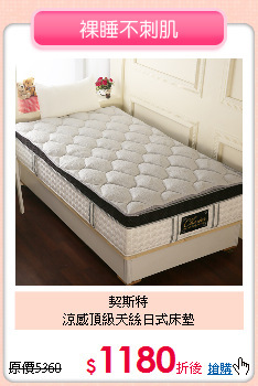契斯特<BR>
涼感頂級天絲日式床墊