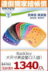 BackJoy<BR>
大尺寸美姿墊(2入組)