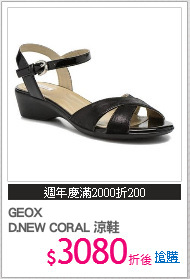 GEOX 
D.NEW CORAL 涼鞋