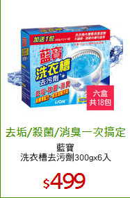 藍寶
洗衣槽去污劑300gx6入