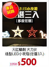 火紅韓劇 大力女<BR>
造型LED小夜燈(任選3入)