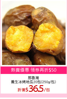 那魯灣
養生冰烤地瓜20包(250g/包)