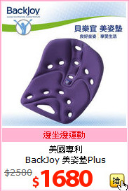 美國專利<BR>
BackJoy 美姿墊Plus