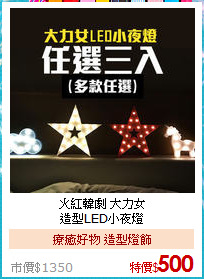 火紅韓劇 大力女<BR>
造型LED小夜燈