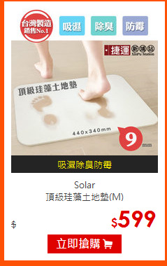 Solar<br>
頂級珪藻土地墊(M)