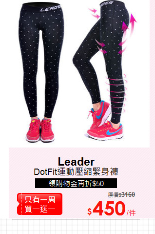 DotFit運動壓縮緊身褲