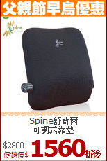 Spine舒背爾<BR>
可調式靠墊