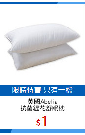 英國Abelia
抗菌緹花舒眠枕