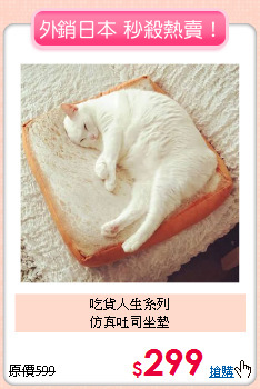 吃貨人生系列<BR>
仿真吐司坐墊