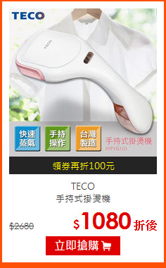 TECO<br>
手持式掛燙機