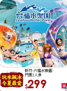新竹-六福水樂園<br>
門票1人券