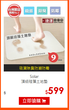 Solar<br>
頂級珪藻土地墊