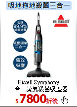 Bissell Symphony<br>
二合一蒸氣殺菌吸塵器