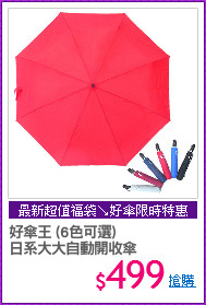 好傘王 (6色可選)
日系大大自動開收傘