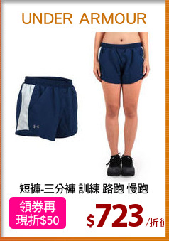 短褲-三分褲 訓練 路跑 慢跑