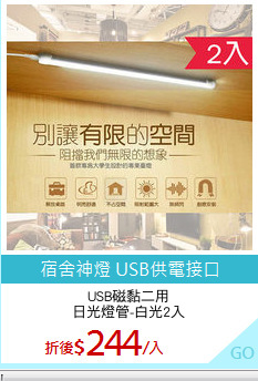 USB磁黏二用
日光燈管-白光2入