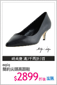 eq:iq
簡約尖頭高跟鞋