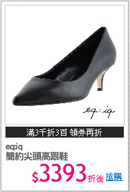 eq:iq
簡約尖頭高跟鞋