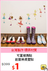 可重複撕貼<br> 
創意無痕壁貼