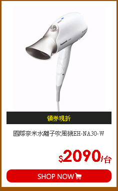 國際奈米水離子吹風機EH-NA30-W