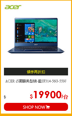 ACER i5獨顯美型機-藍SF314-56G-559J