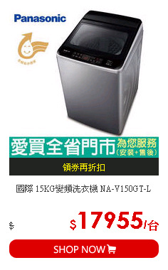 國際 15KG變頻洗衣機 NA-V150GT-L