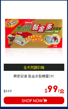 興家安速 黏金多黏蟑屋5片